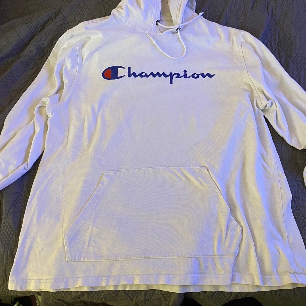Champion Long-Sleeve Hooded T-shirt